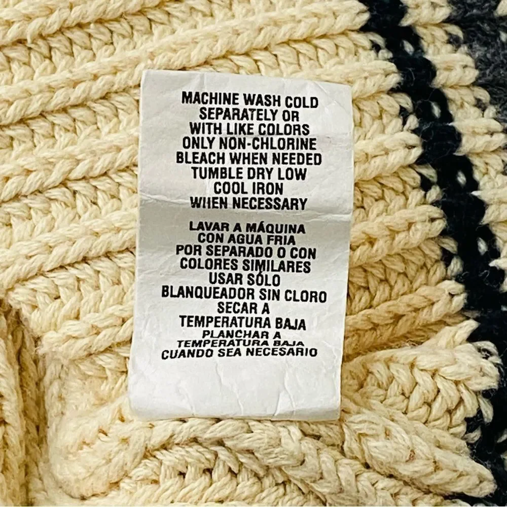 The Children’s Place Cotton Striped Fisherman Sweater Sz 4T